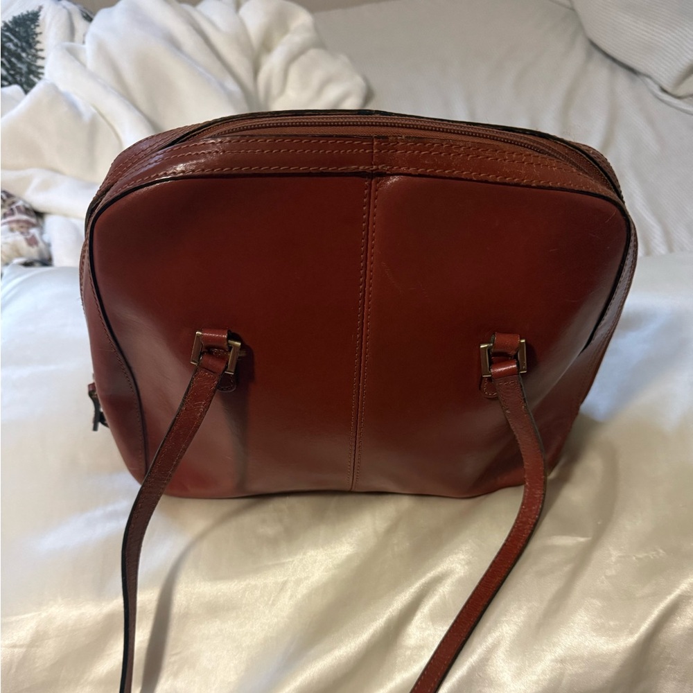 Vintage Fossil Brown Leather Women's Bag